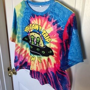Tie die graphic shirt